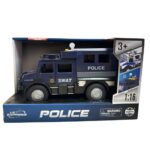 ماشین اسباب‌بازی جیپ پلیس اینرسی 1:16 کد WY980B