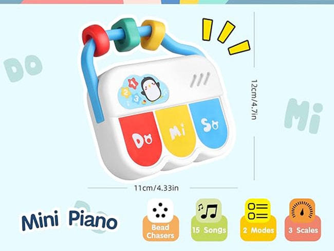 جغجغه پیانو کد baoli toys 2304