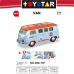 ماشین اسباب‌بازی فولکس واگن کد TOYSTAR 666-15P