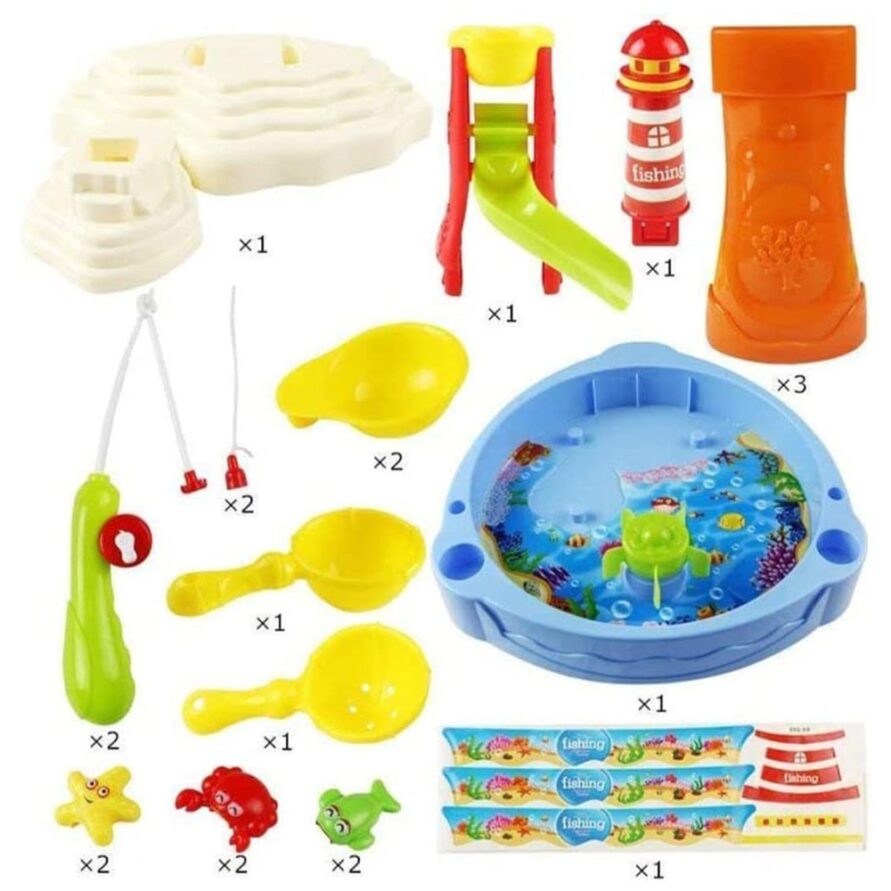 اسباب بازی ست ماهیگیری پایه دار کد FISHING Game 88968