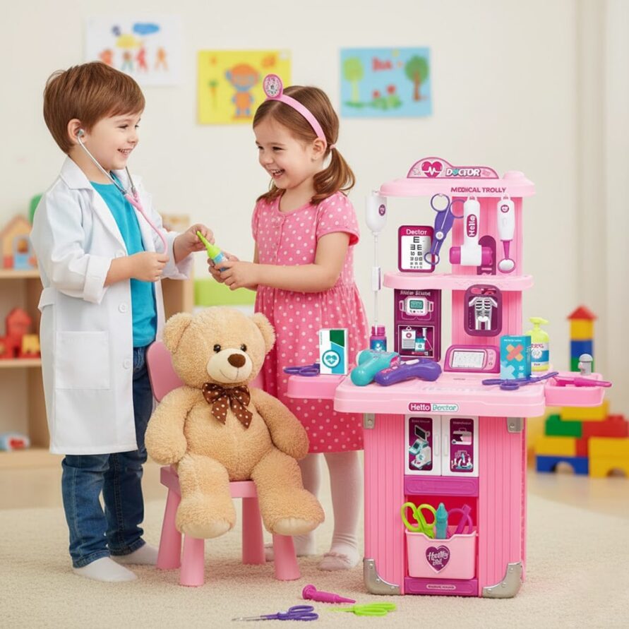 ست اسباب بازی دکتری چمدانی کد XIONG CHENG 008-105C