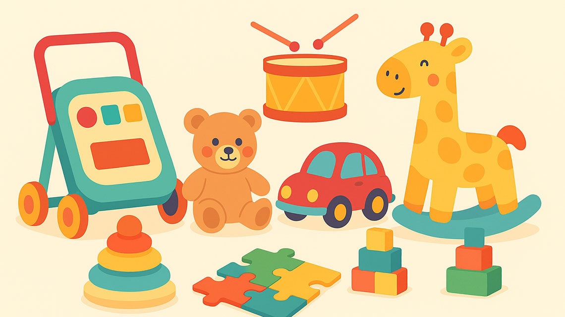 راهنمای خرید بهترین اسباب‌بازی‌ها برای کودکان یک تا سه سال