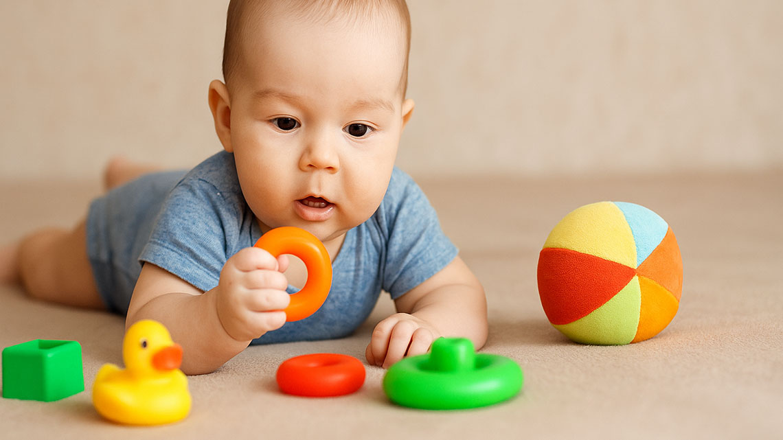 بهترین اسباب‌بازی هدیه برای نوزادان تا زیر یک سال