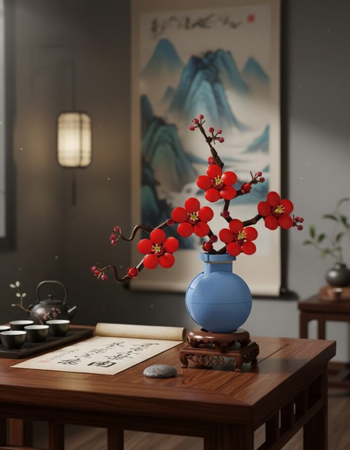 لگو شکوفه آلو کد Sembo Block 601293