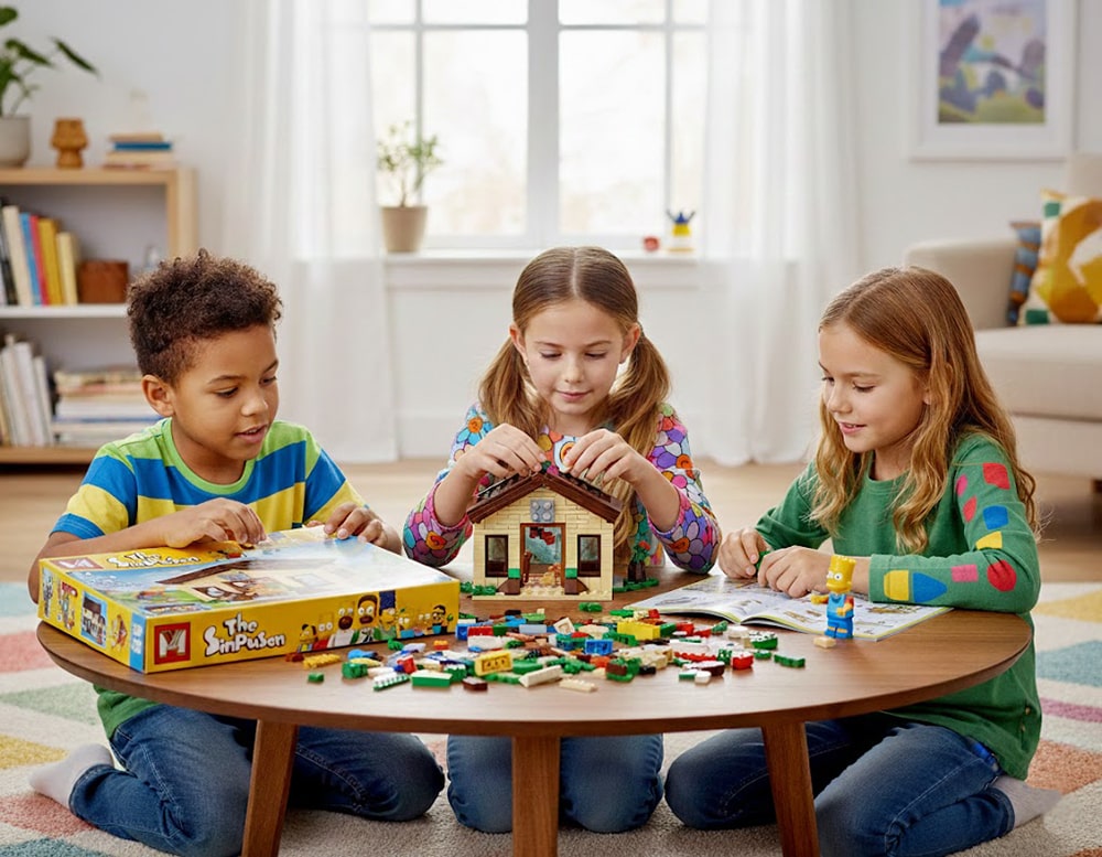 لگو خانه سیمپسونها کد MG2161A-D