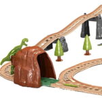 ست قطار برقی اسباب بازی پارک دایناسور موزیکال کد E7014