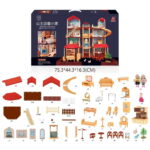 خانه عروسکی موزیکال کد Dream House 556-13A