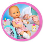 عروسک نوزادی ننوکو با ویلچر کد: NFN63000