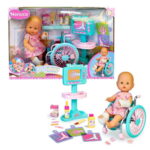 عروسک نوزادی ننوکو با ویلچر کد: NFN63000