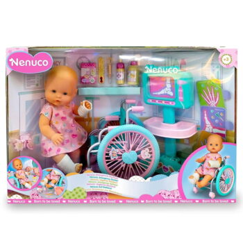 عروسک نوزادی ننوکو با ویلچر کد: NFN63000