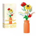 لگو گل و گلدان نارنجی کد: YKO P2350