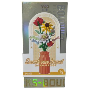 لگو گل و گلدان نارنجی کد: YKO P2350