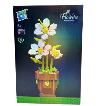 لگو گل و گلدان لیلیوم کد: Zuanma Flowers 116