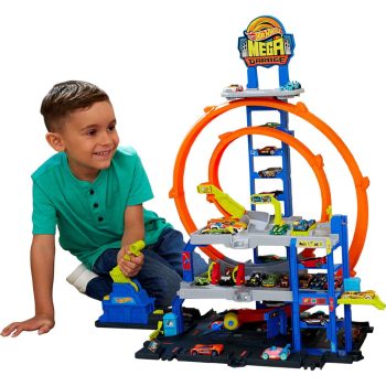 پارکینگ ماشین هات ویلز Mega Loop Garage کد: JBM74