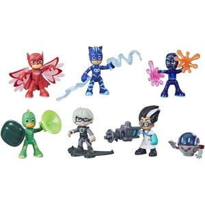 مجموعه فیگور شخصیت‌ های قهرمان و تبهکار PJ Masks Hero and Villain Figure